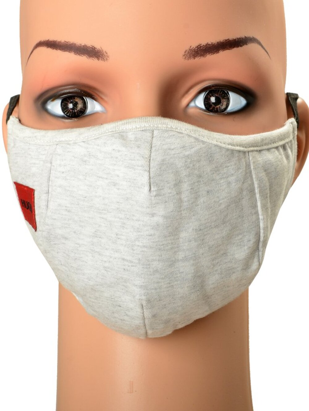 Hugo Boss Unisex Gray Soft Logo Protection Face Mask One Size